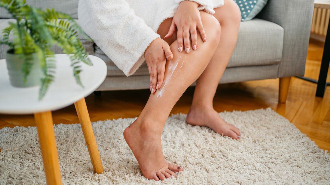 tight skin on the legs