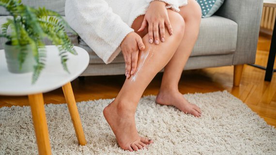 tight skin on the legs